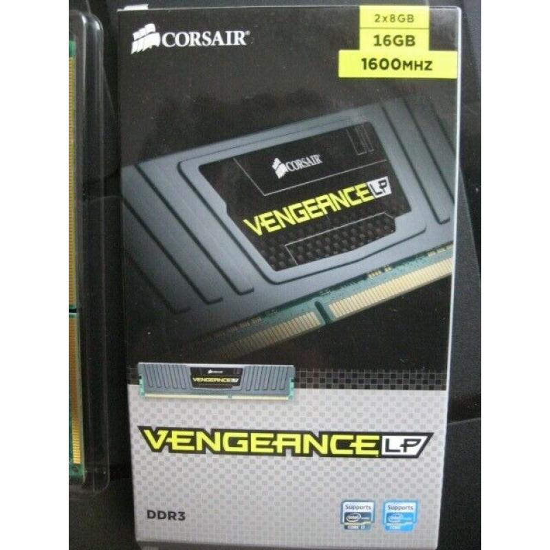 Corsair 16GB (2x8GB) 1600MHz DDR3 Vengeance LP (Total 32GB for sale)