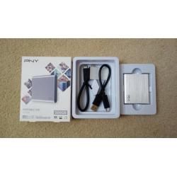 PNY Portable SSD PRO Elite USB 3.1 Gen2 Type-C - 500GB Silver