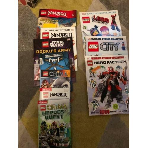 NINJAGO LEGO BOOKS STICKER BOOKS