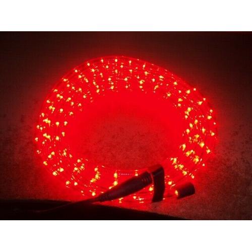 RED ROPELIGHT 8 metre length - STATIC BRIGHT COLOUR ONLY ?25