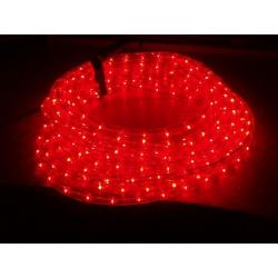 RED ROPELIGHT 8 metre length - STATIC BRIGHT COLOUR ONLY ?25