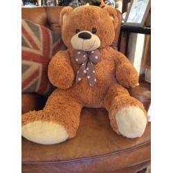Teddy bear huge soft cuddly teddy... make great stocking filler or Xmas gift