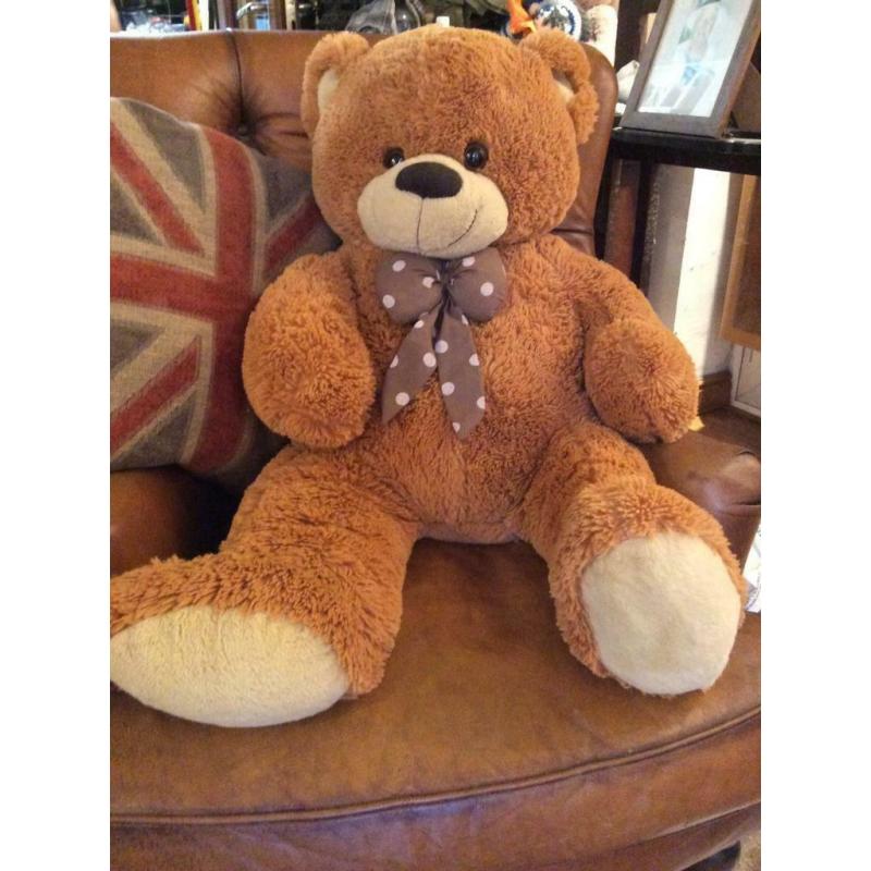 Teddy bear huge soft cuddly teddy... make great stocking filler or Xmas gift