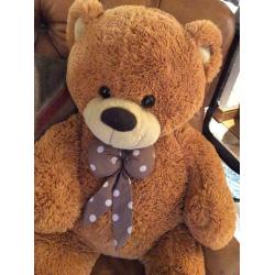 Teddy bear huge soft cuddly teddy... make great stocking filler or Xmas gift