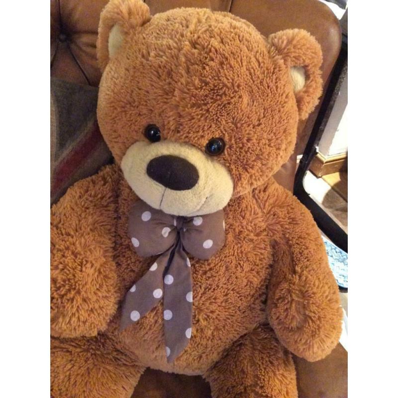 Teddy bear huge soft cuddly teddy... make great stocking filler or Xmas gift