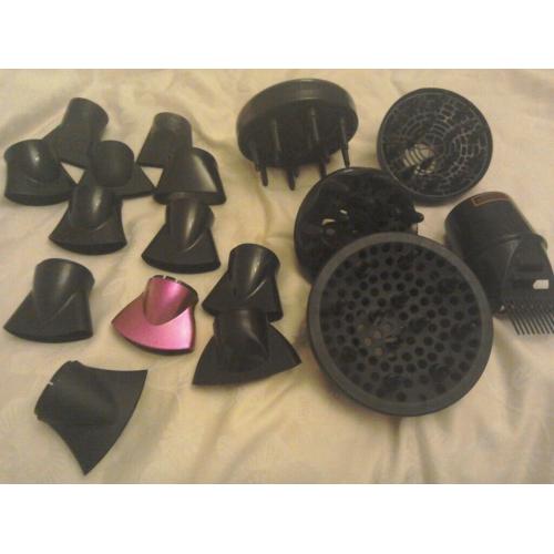 HAIRDRYER ATTACHMENTS/NOZZELS/DEFUSERS FREE