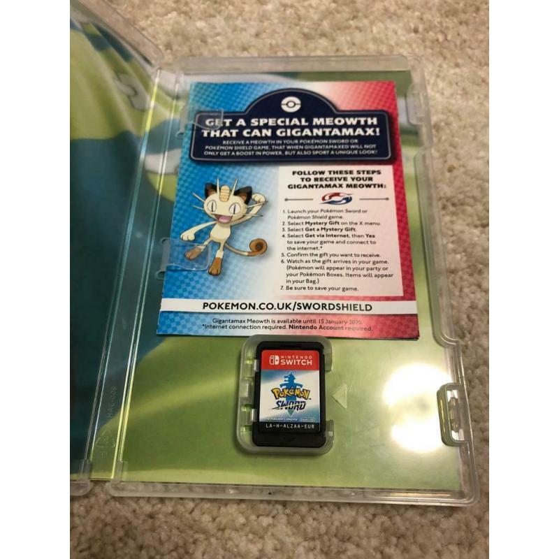 Nintendo switch Pokemon Sword