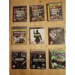 Collection of 38 Playstation 3 Video Games