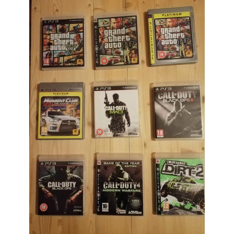 Collection of 38 Playstation 3 Video Games