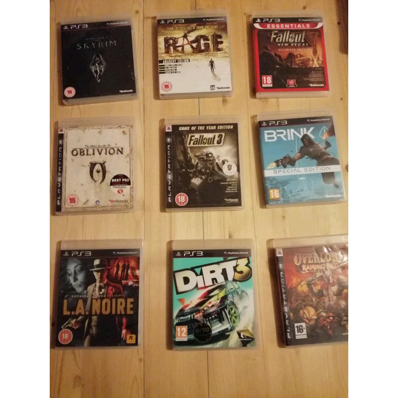 Collection of 38 Playstation 3 Video Games