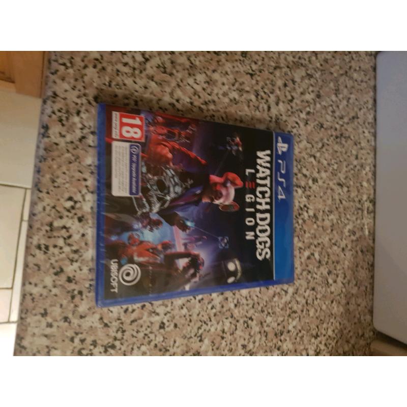 Watch dogs legion ps4 brand new sealed