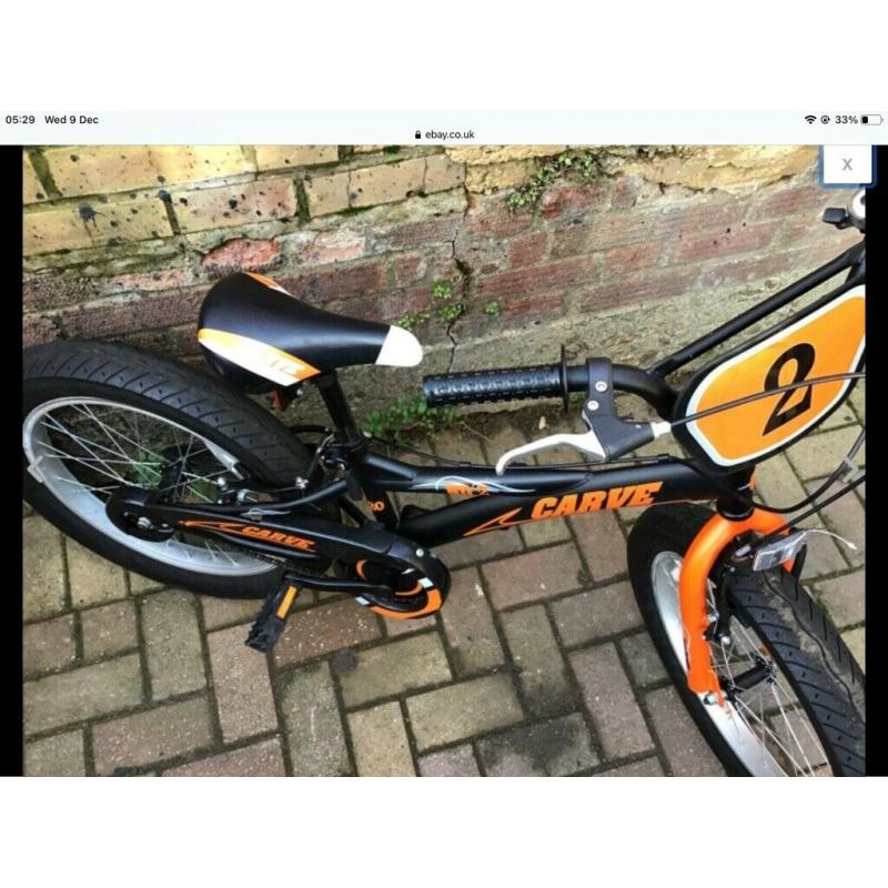Kids 20?wheel bike age approximately 5 to 8 very good condition
