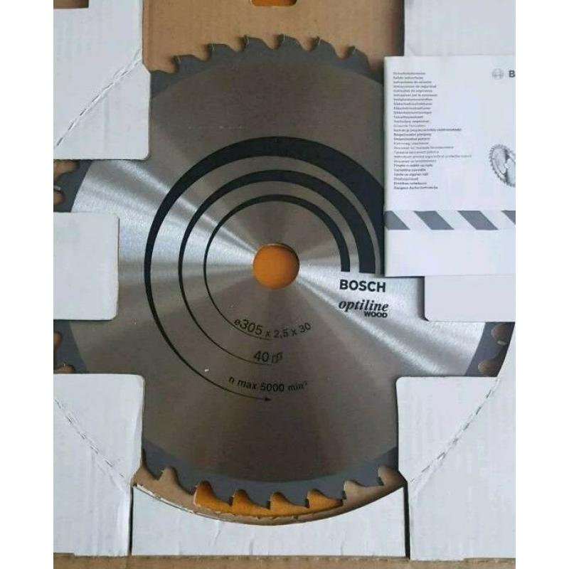 Bosch 2608640440 Circular Saw Blade 305mm x2.5? 30mm x 40T Optiline Wood Cut