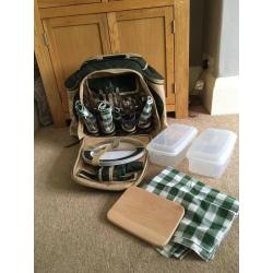 Luxury picnic bag hamper basket from John Lewis