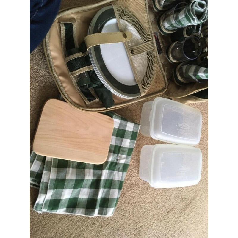 Luxury picnic bag hamper basket from John Lewis