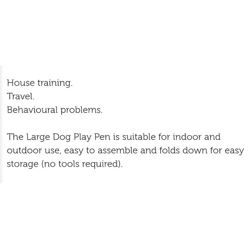 Play pen for pets