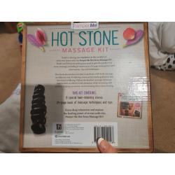 Brand new hot stone massage kit