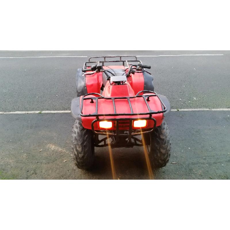HONDA BIG RED QUAD 300cc 2x4 quad fully working 1998 model