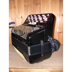 Scandalli 409, 4 Voice Musette, Chromatic Accordion. Online Lessons Available.