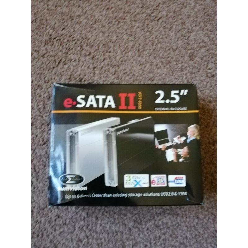 E SATA II 2.5? external enclosure