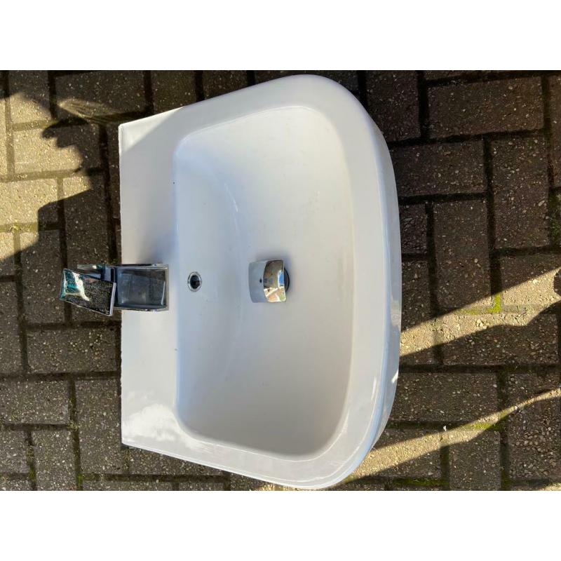 Sink with tap