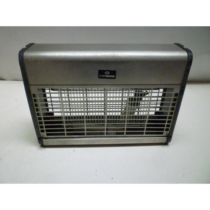 Chefmaster Insect Control Unit Aluminium commercial kitchens take away shop chppy pizza cooking 8