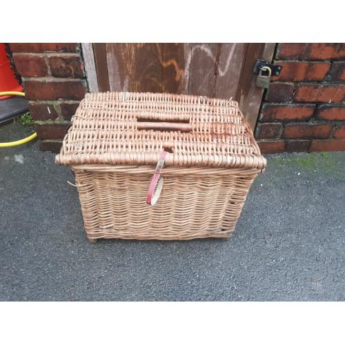 Vintage fishing basket