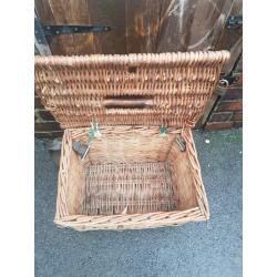 Vintage fishing basket