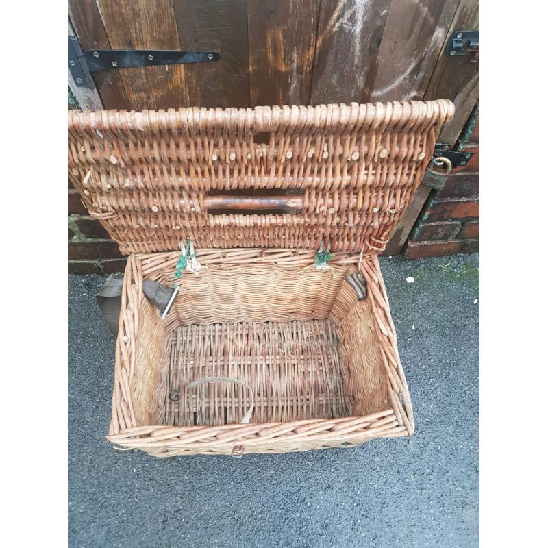 Vintage fishing basket