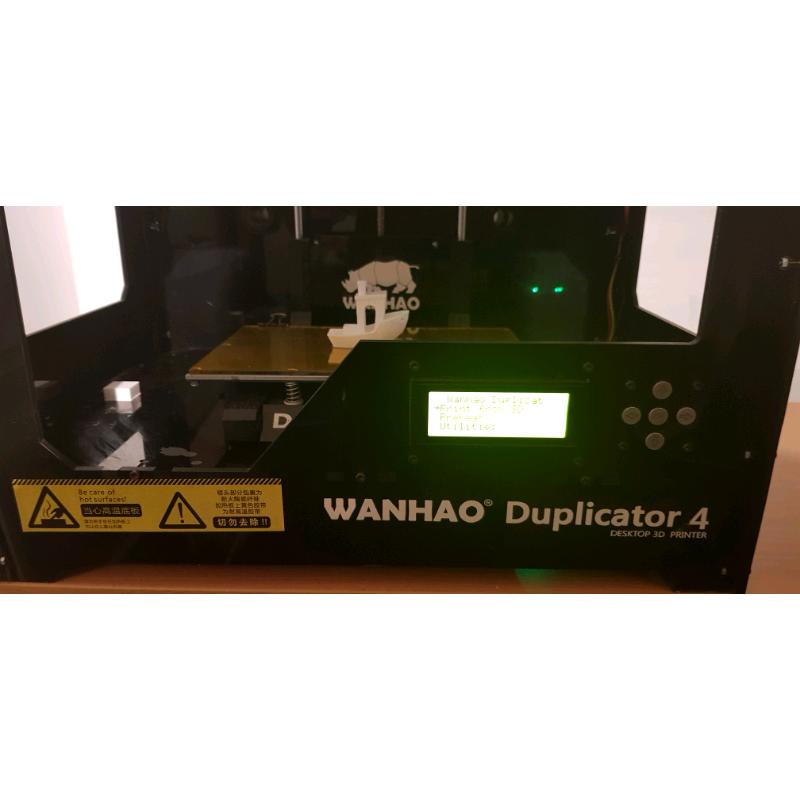 Wanhao Duplicator 4 3D printer - dual extruder