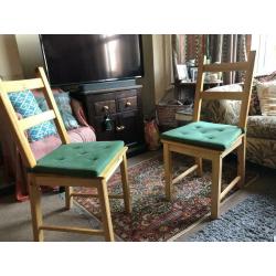 FREE 2 wooden chairs