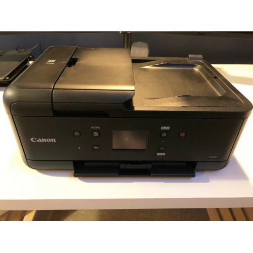 Canon PIXMA TR7550 All-in-One Wireless Wi-Fi Printer with Touch Screen, Black
