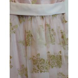 Monsoon 5 years Pink and Gold Party Dress Brand New
