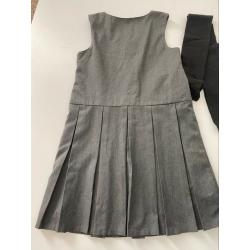 Girls school uniform grey pinafore lunchbox NEW