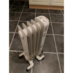 Oil filled radiator