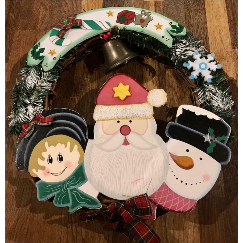 Set of Christmas decorations