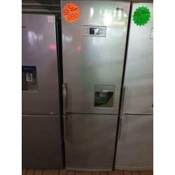 Silver LG fridge freezer with water dispenser