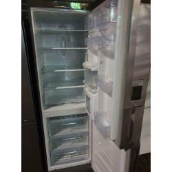 Silver LG fridge freezer with water dispenser