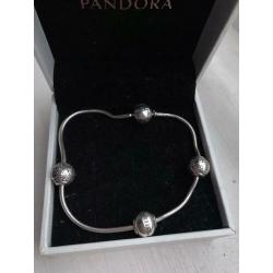 Pandora Essence Bracelet 20cm with charms