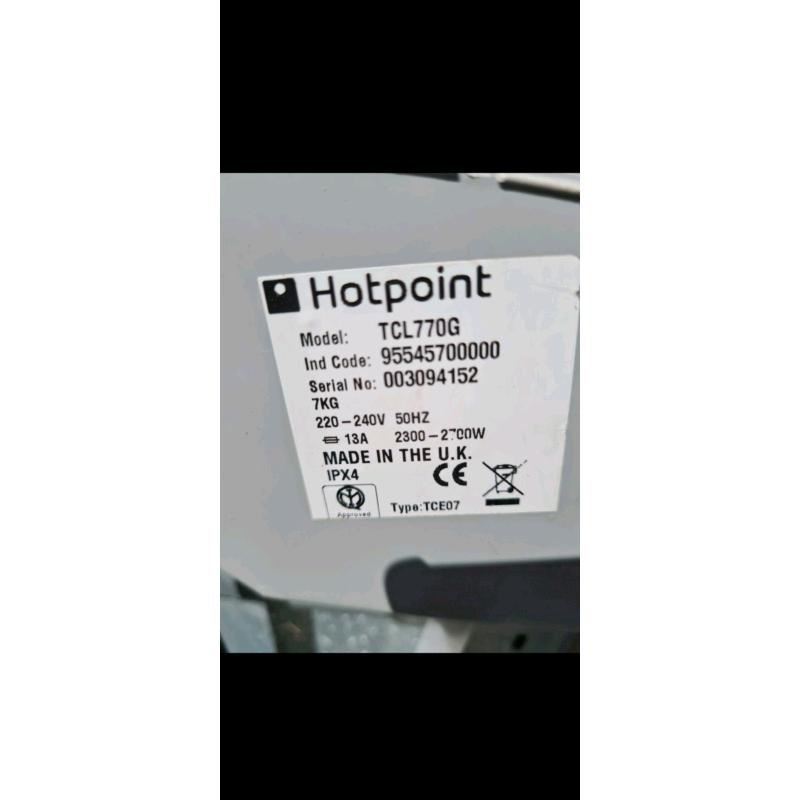 Hotpoint tumble dryer