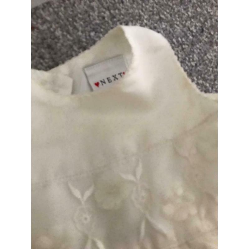 6-9 months Nect occasion dress ivory