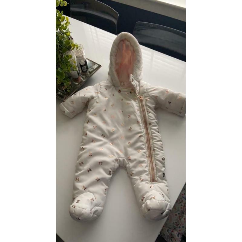 Girls 0-3 snowsuit