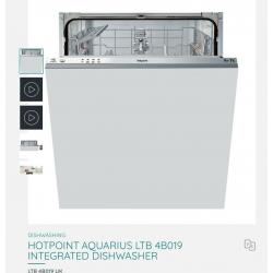 Brand New INTEGRATED DISHWASHER HOTPOINT