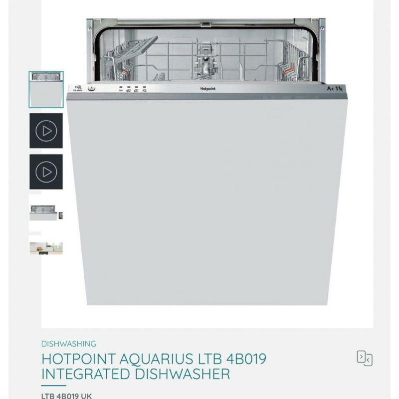 Brand New INTEGRATED DISHWASHER HOTPOINT