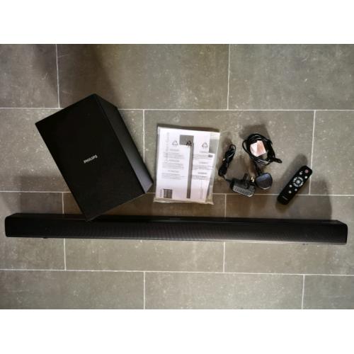 Philips HTL1520B/05 70W RMS 2Ch Sound Bar with Wireless Sub