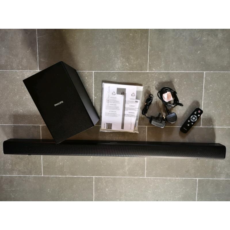 Philips HTL1520B/05 70W RMS 2Ch Sound Bar with Wireless Sub