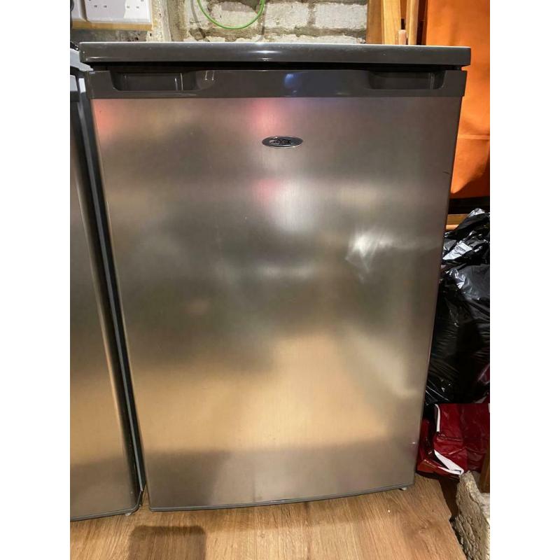 Logik Silver Undercounter Larder Fridge
