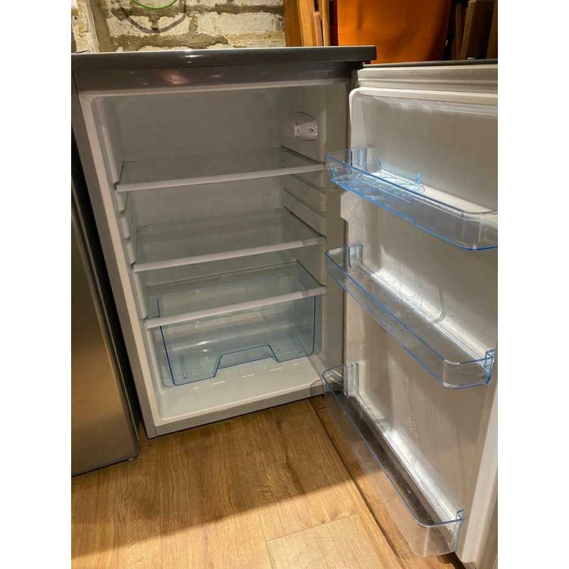 Logik Silver Undercounter Larder Fridge