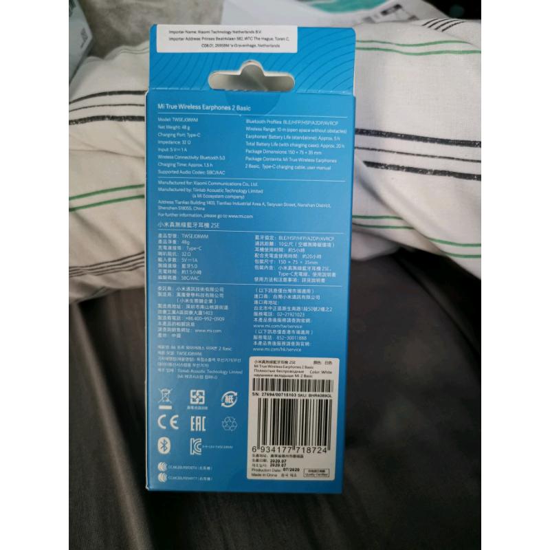 Xiaomi mi true wireless earphones 2 Basic OVNO QUICK SALE
