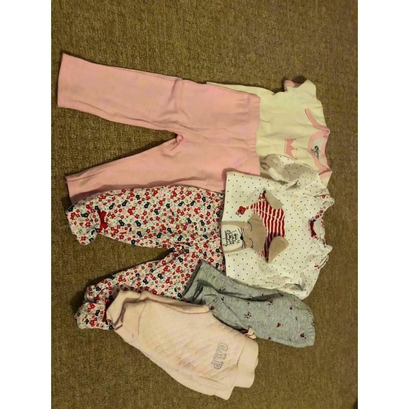 baby clothes 0-3 girl bundle